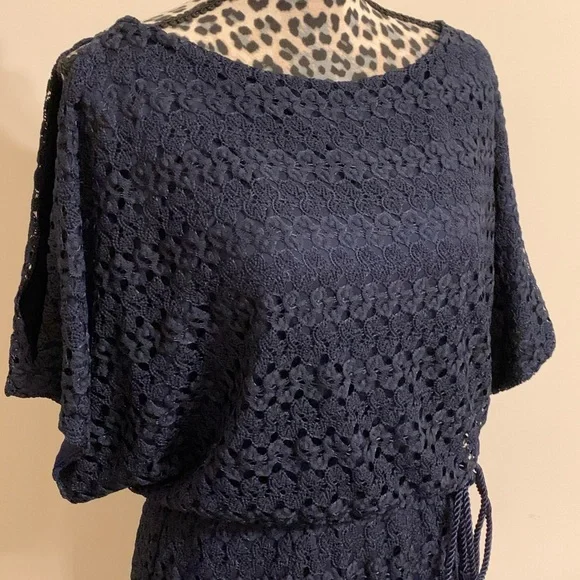 Jessica Howard Dresses Jessica Howard Navy Blue Blouson Dress